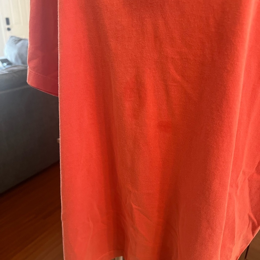 Men’s Orvis salmon orange polo - Picture 3 of 4